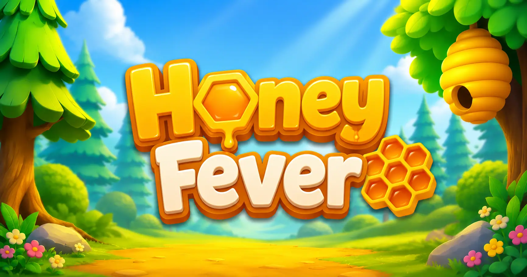 Honey Fever Slot by Rainfall Gaming Demo slot cover image