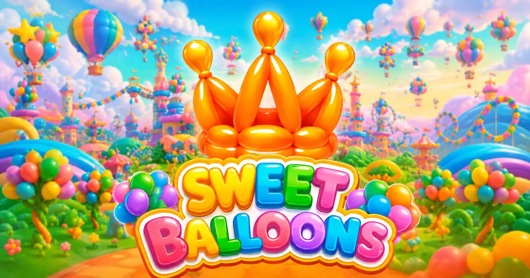 Sweet Balloons Slot by Rainfall Gaming Demo slot cover image