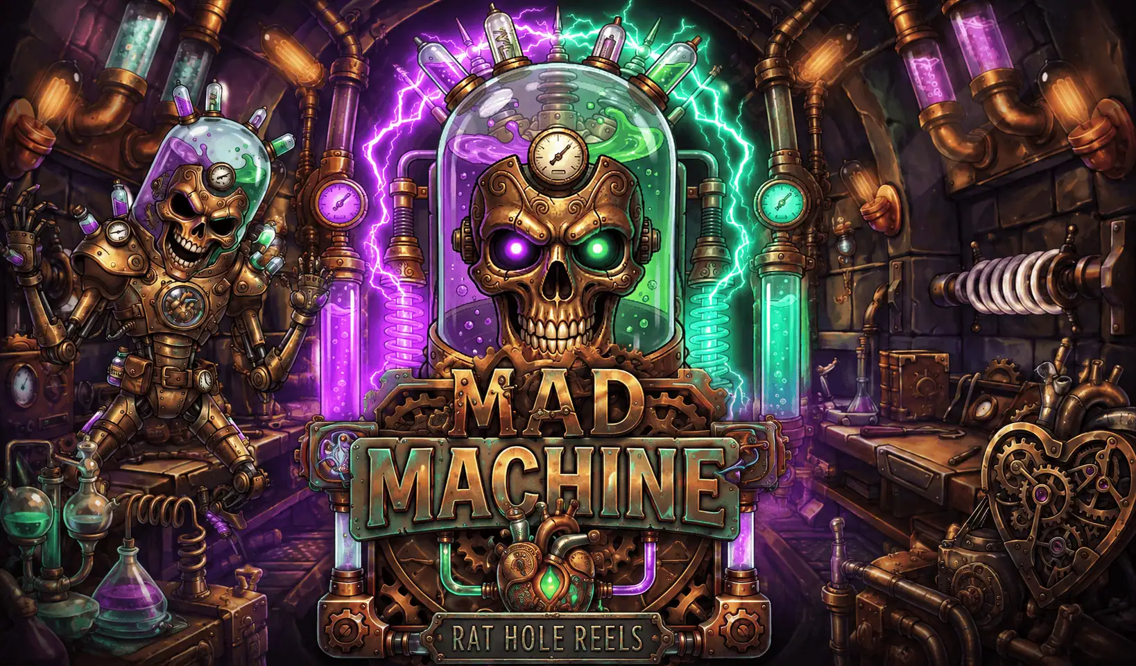Mad Machine Slot Demo by Rat Hole Reels slot cover image
