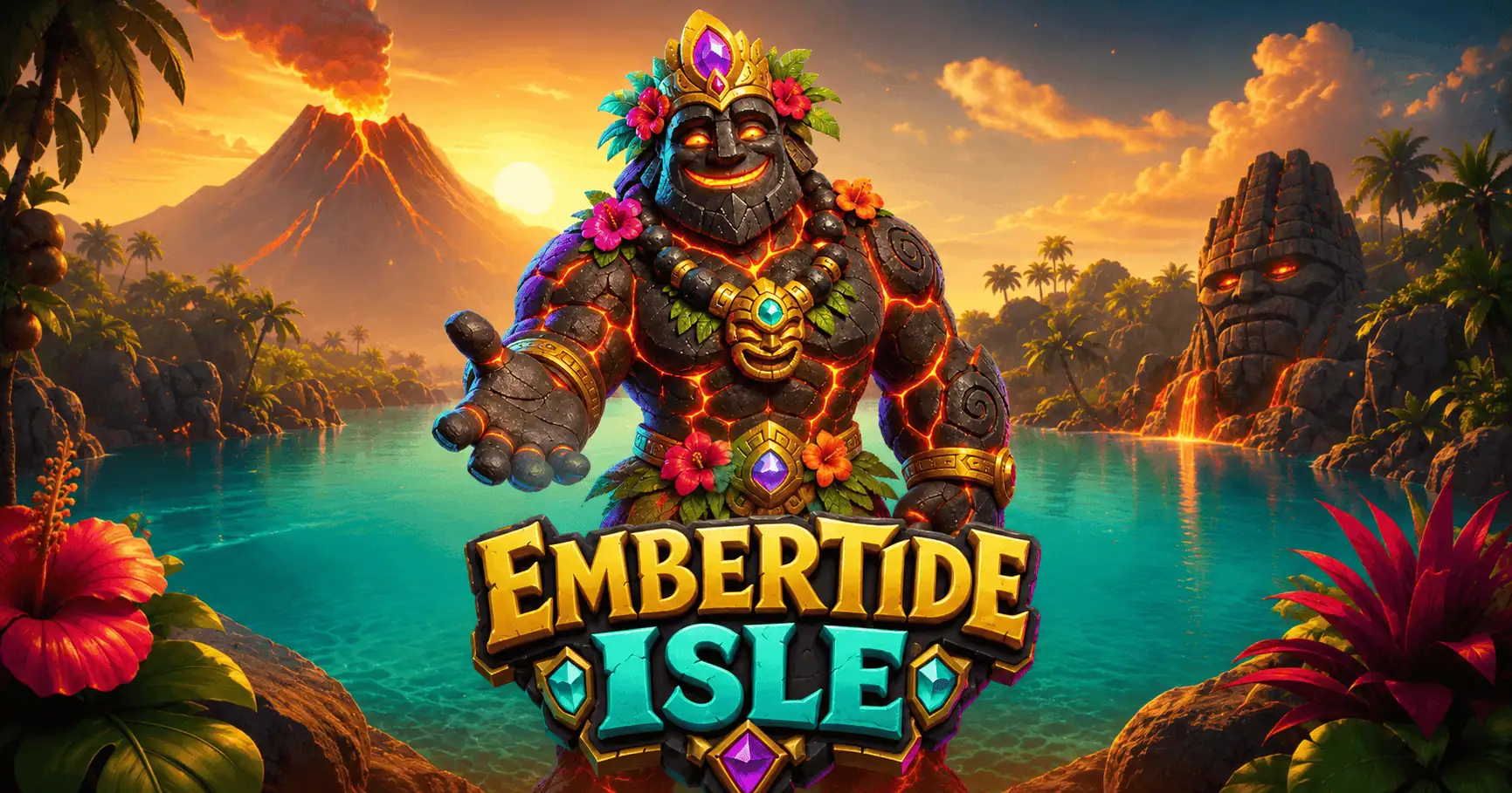 Embertide Isle Slot Demo by Reel Matrix slot cover image