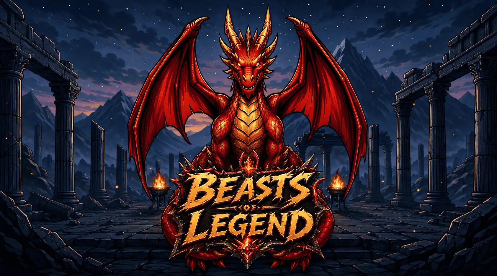 Beasts of Legend Slot by Rogue Studios Demo slot cover image