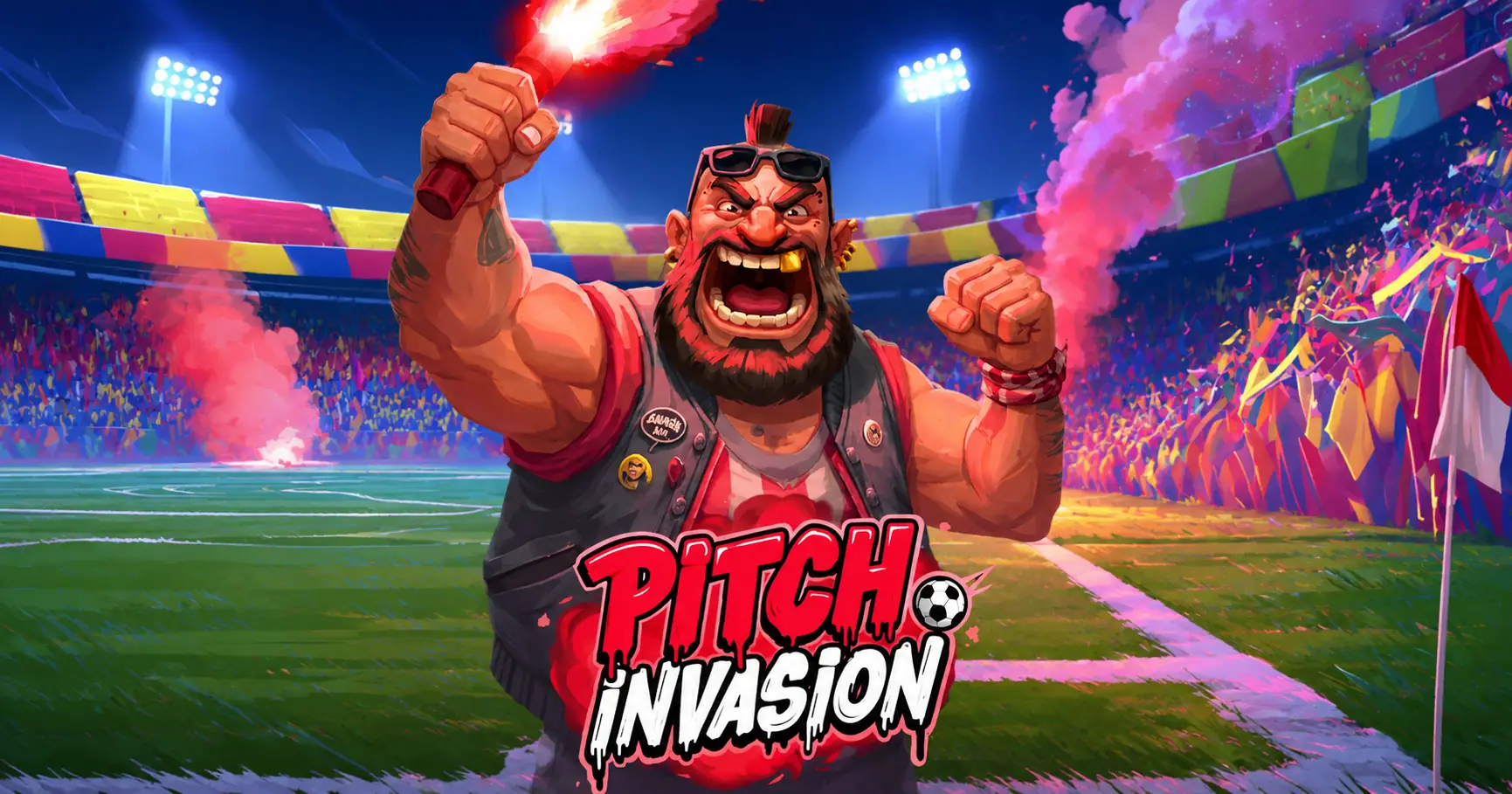 Pitch Invasion Slot Demo by Savage Gaming slot cover image