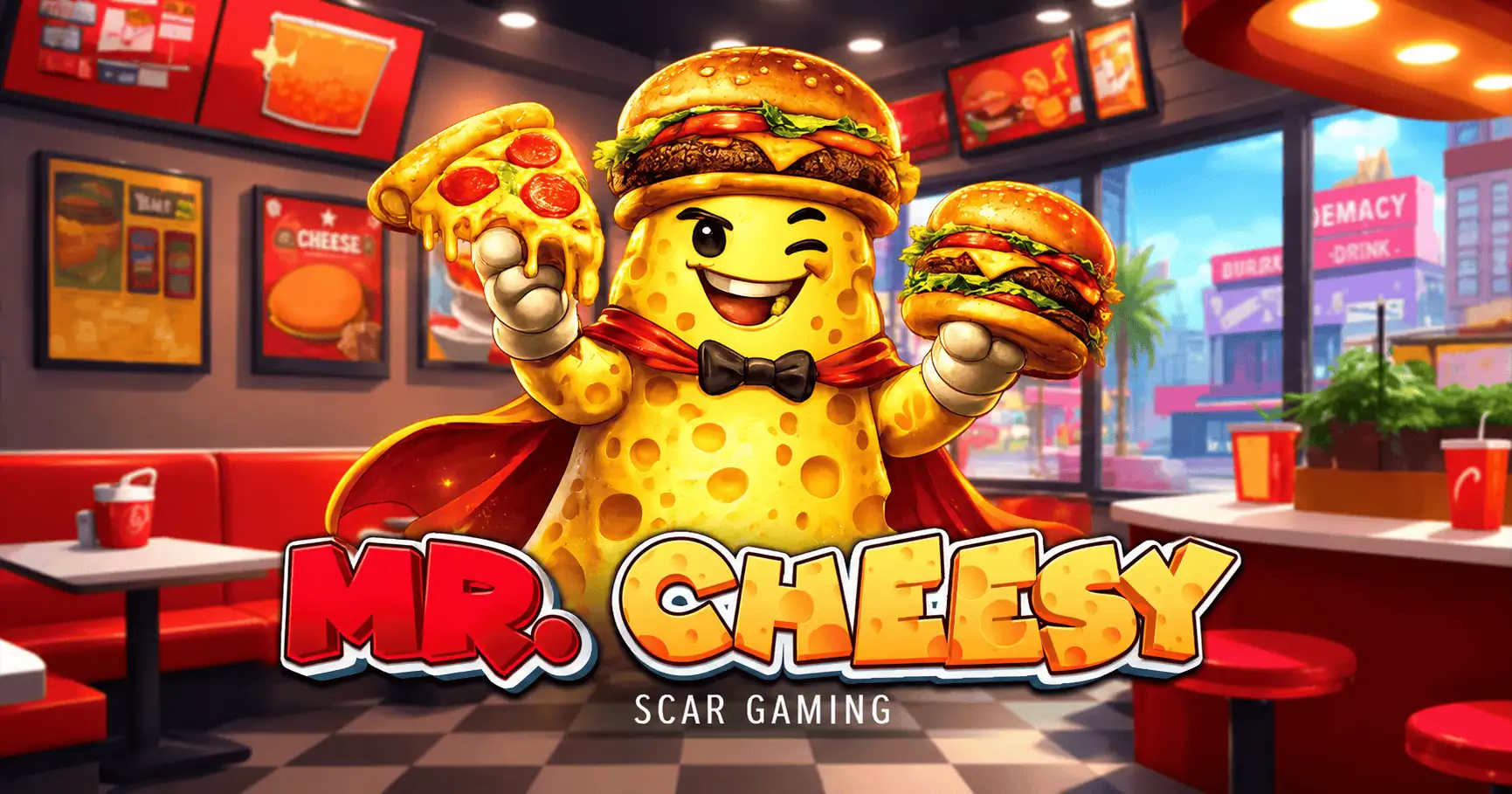 Mr Cheesy Slot by Scar Gaming Demo slot cover image