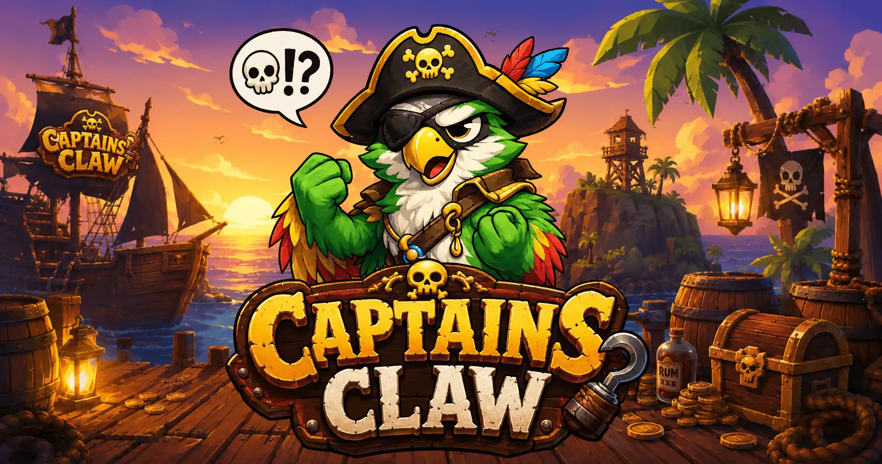 Captains Claw Slot Demo by Sensei Studios slot cover image