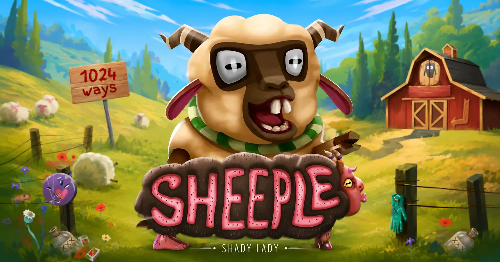 Sheeple Slot Demo by Shady Lady slot cover image