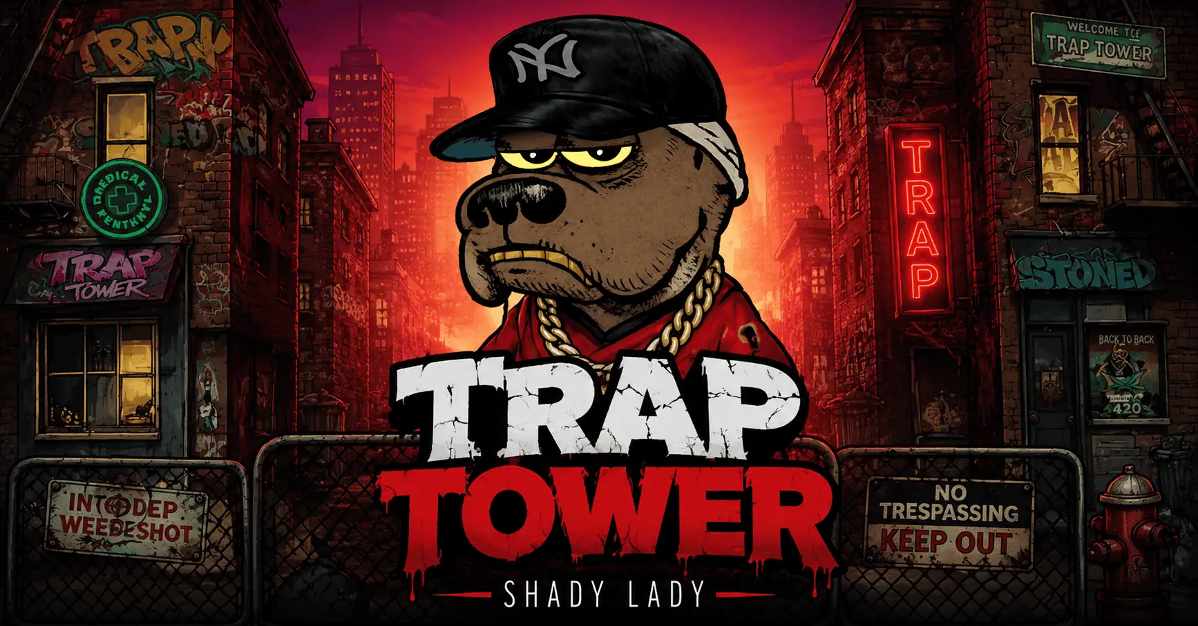 Trap Tower Slot Demo by Shady Lady slot cover image