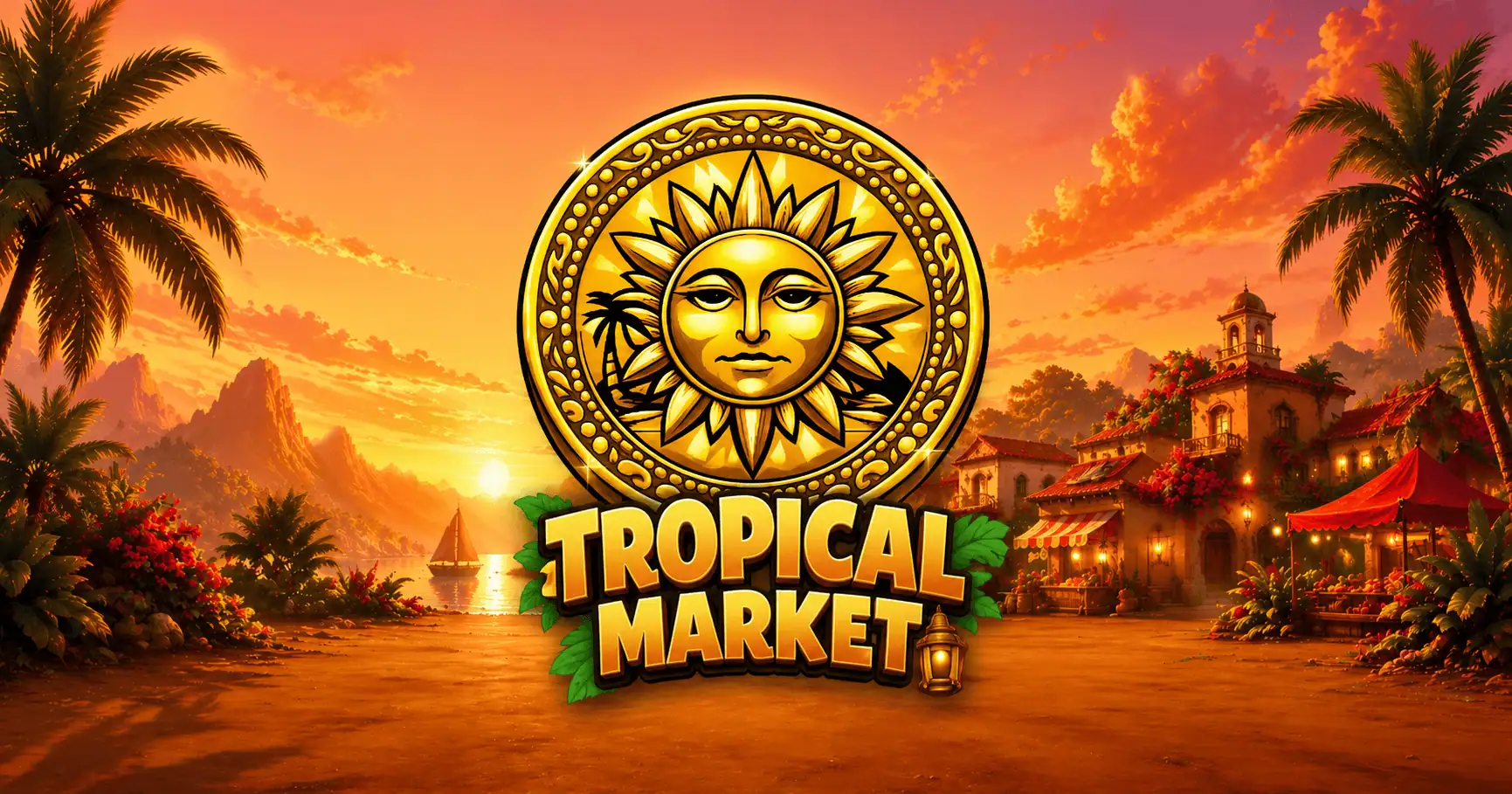 Tropical Market Slot Demo by Silver Play slot cover image