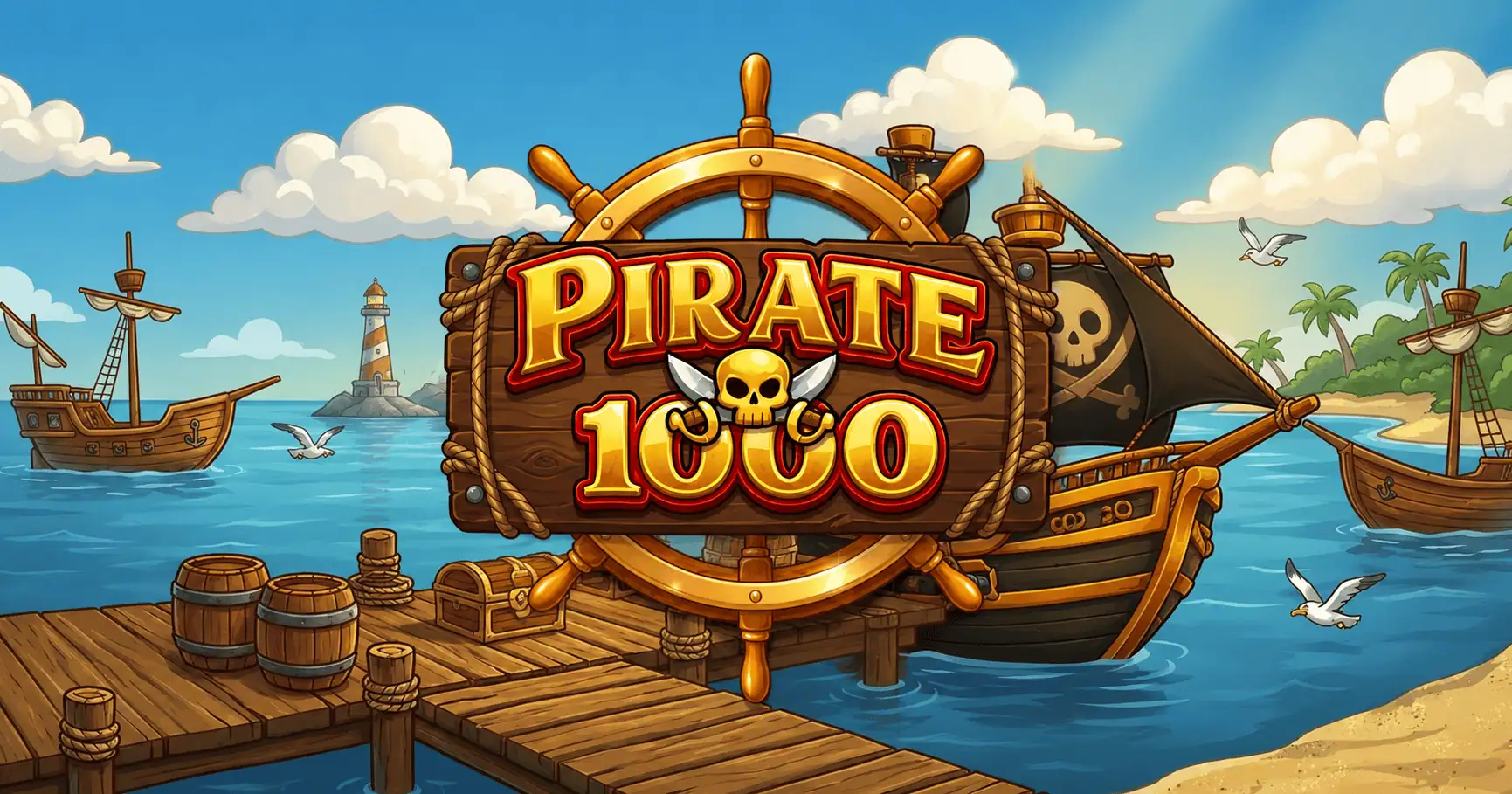 Pirate 1000 Slot Demo by Similar Games slot cover image