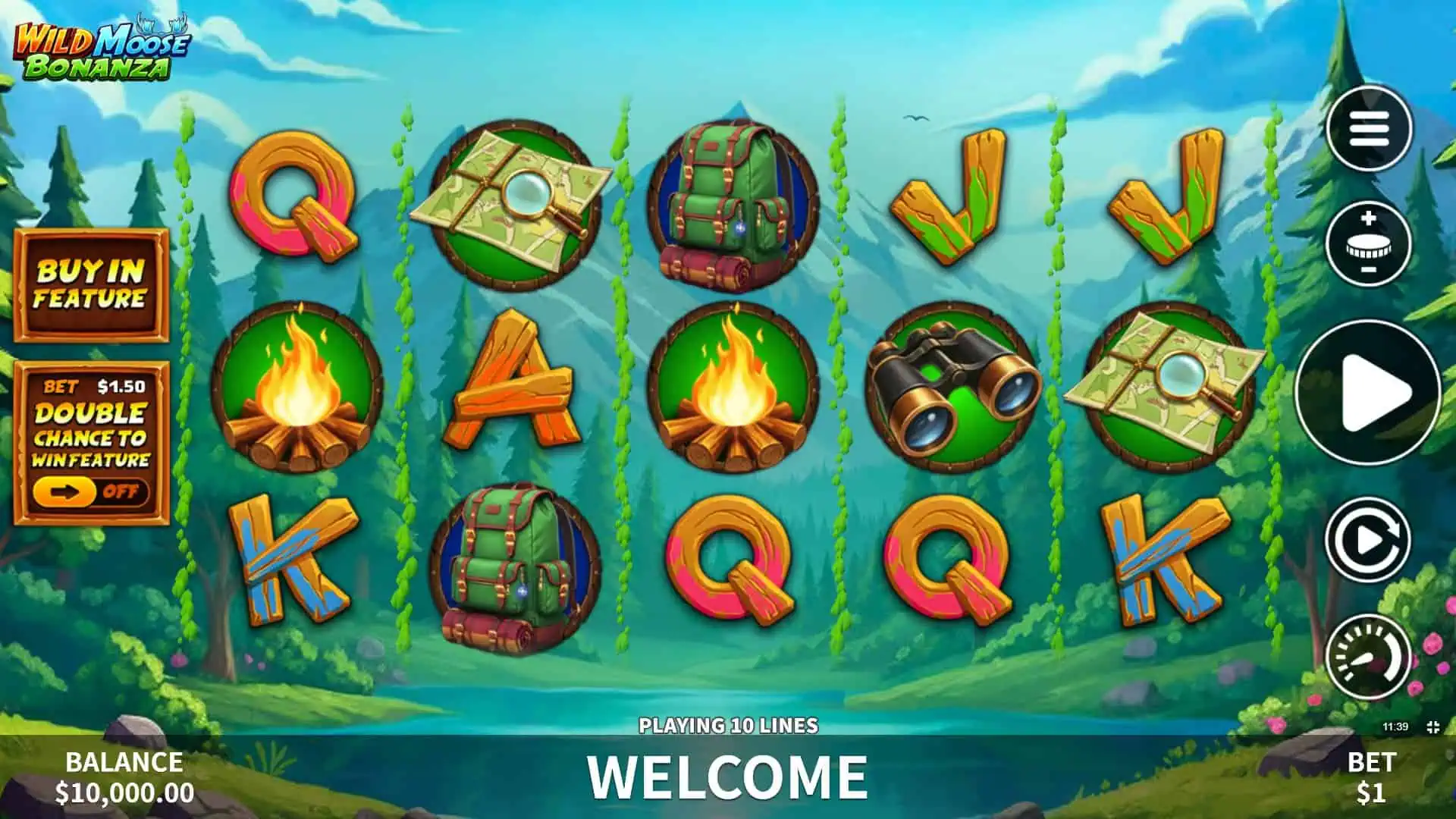 Wild Moose Bonanza slot gameplay reels