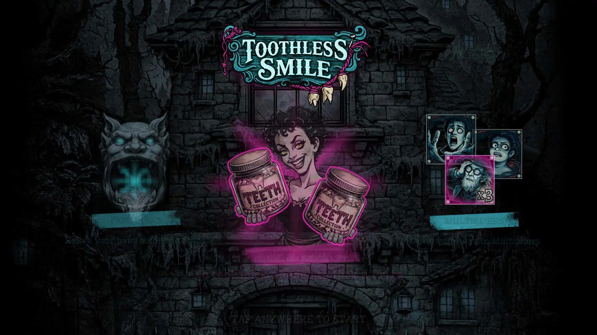 Toothless Smile slot intro screen