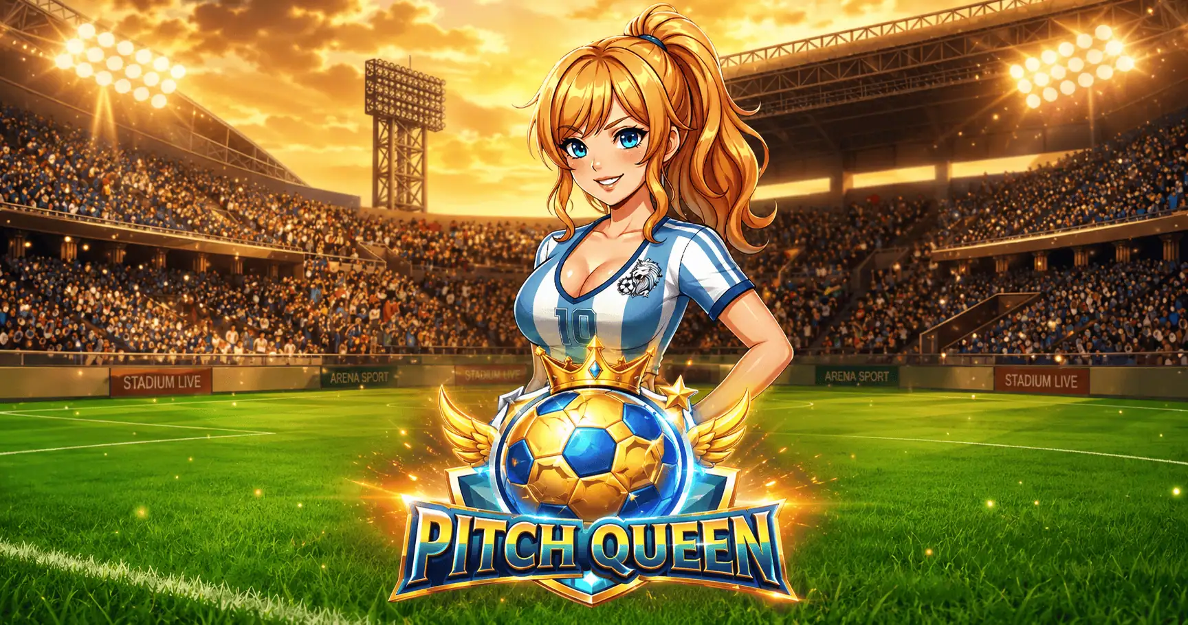 Pitch Queen Slot Demo by Spark Studios slot cover image