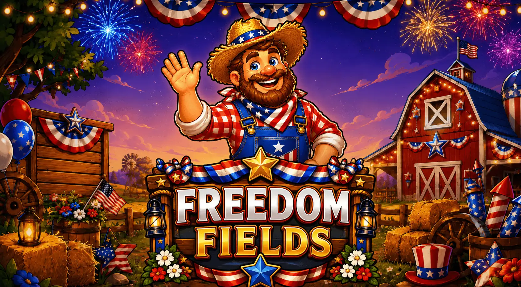 Freedom Fields Slot by Spinova Demo slot cover image