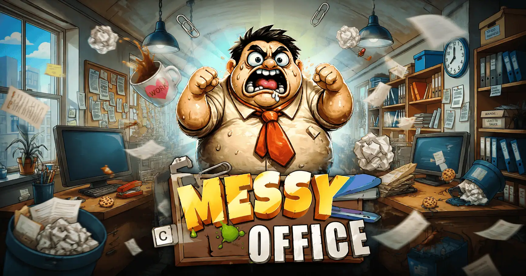 Messy Office Slot by Stacy S Cookies Demo slot cover image