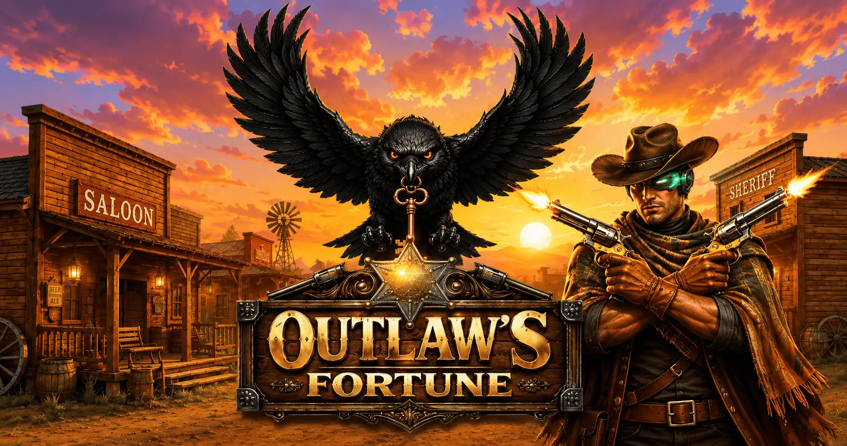 Outlaws Fortune Slot Demo by Static slot cover image