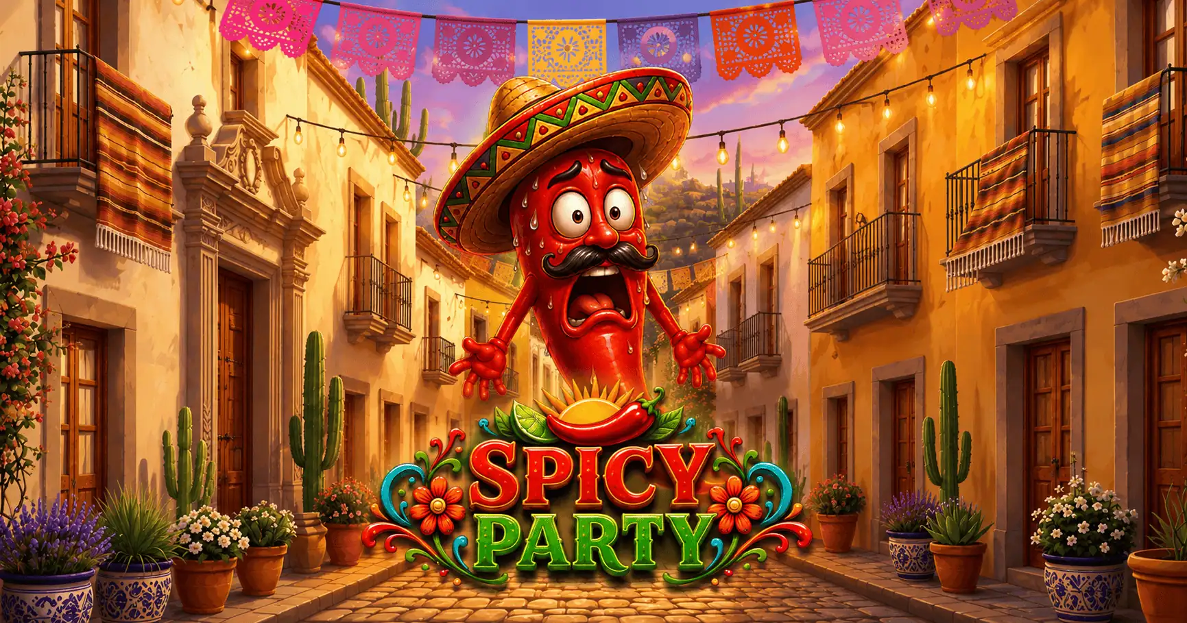 Spicy Party Slot by Static Demo slot cover image