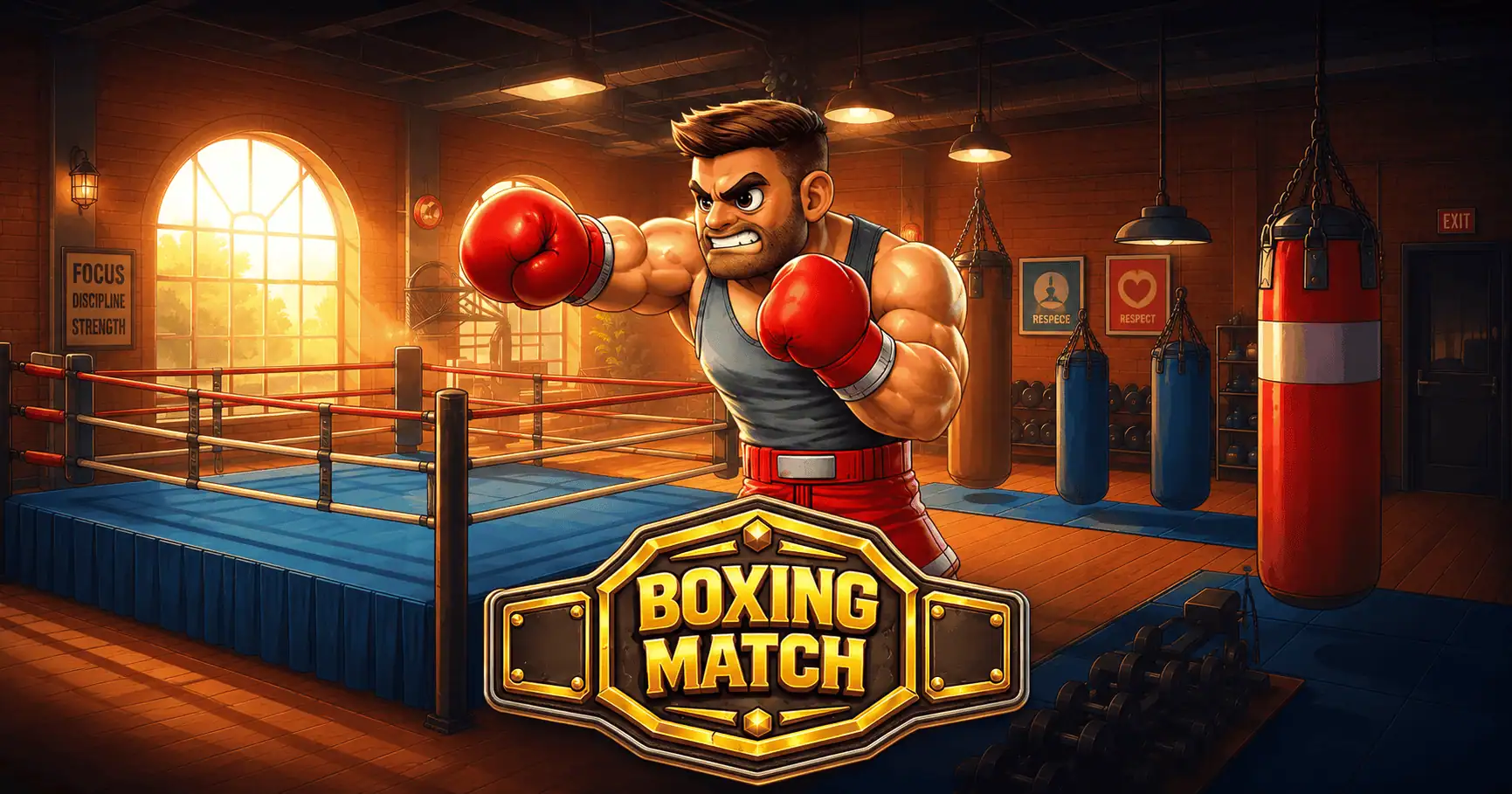 Boxing Match Slot Demo by Sun slot cover image