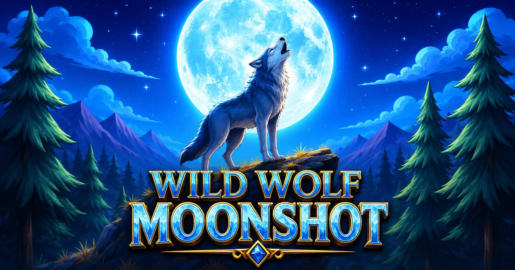 Wild Wolf Moonshot Slot Demo by Sunflower Gaming slot cover image