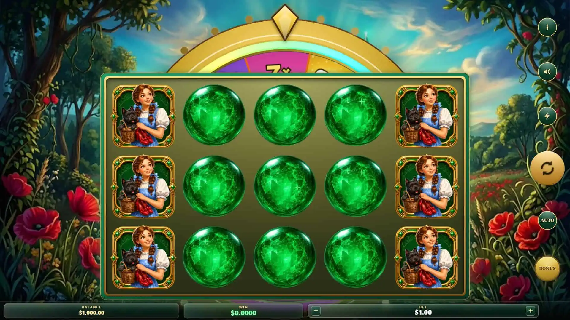 Wizard Of Wheel slot gameplay reels