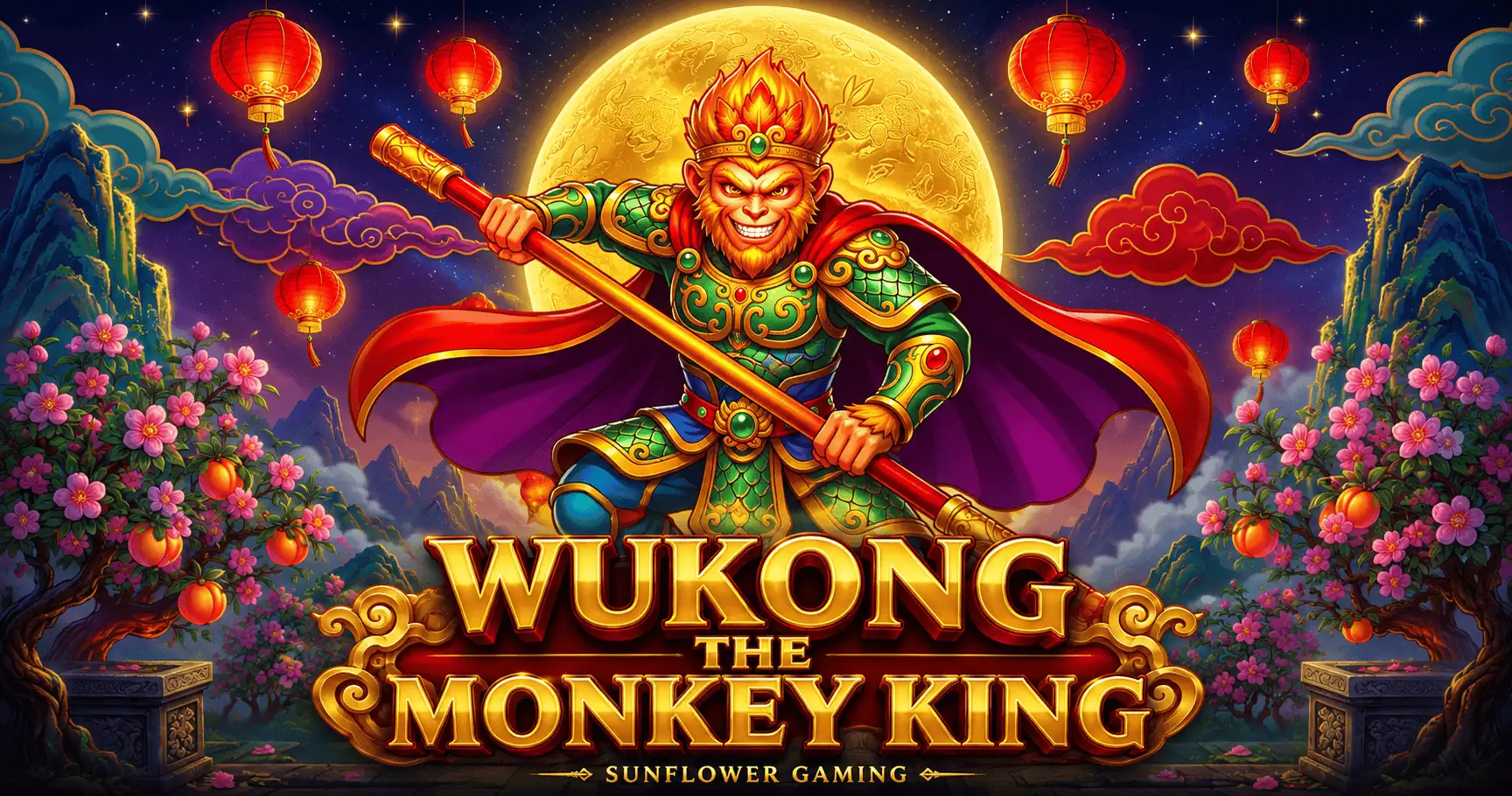 Wukong The Monkey King Slot Demo by Sunflower Gaming slot cover image