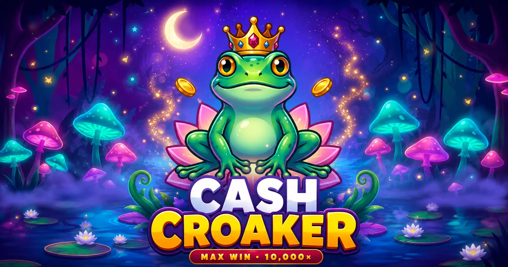 Cash Croaker Slot by Tilt Room Games Demo slot cover image