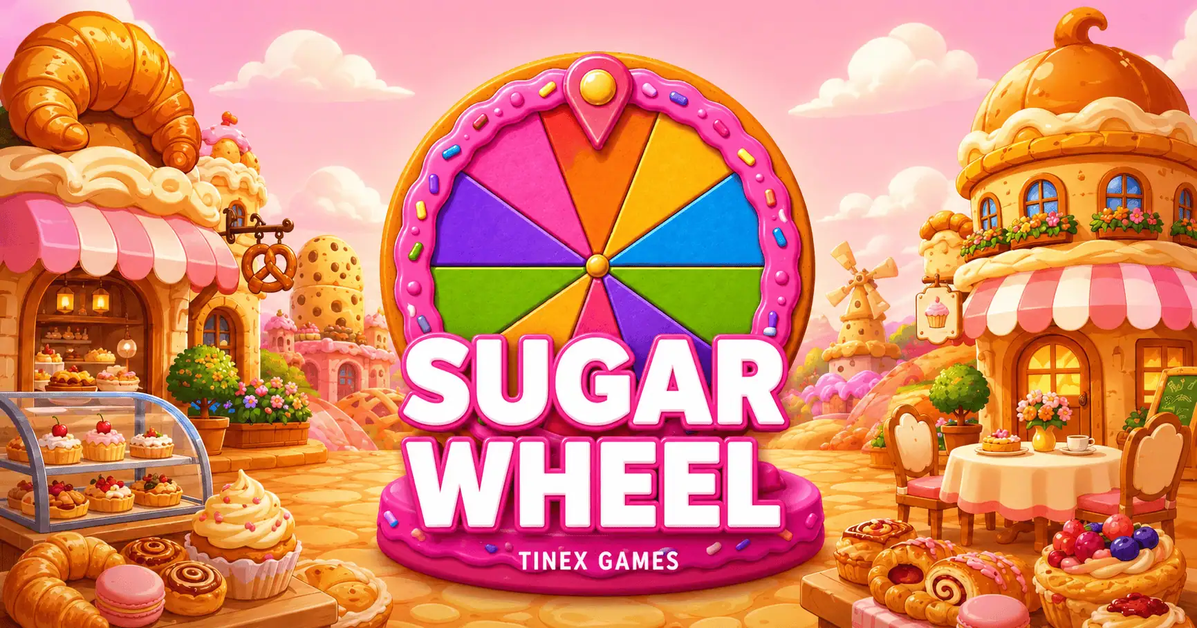 Sugar Wheel Slot Demo by Tinex Games slot cover image