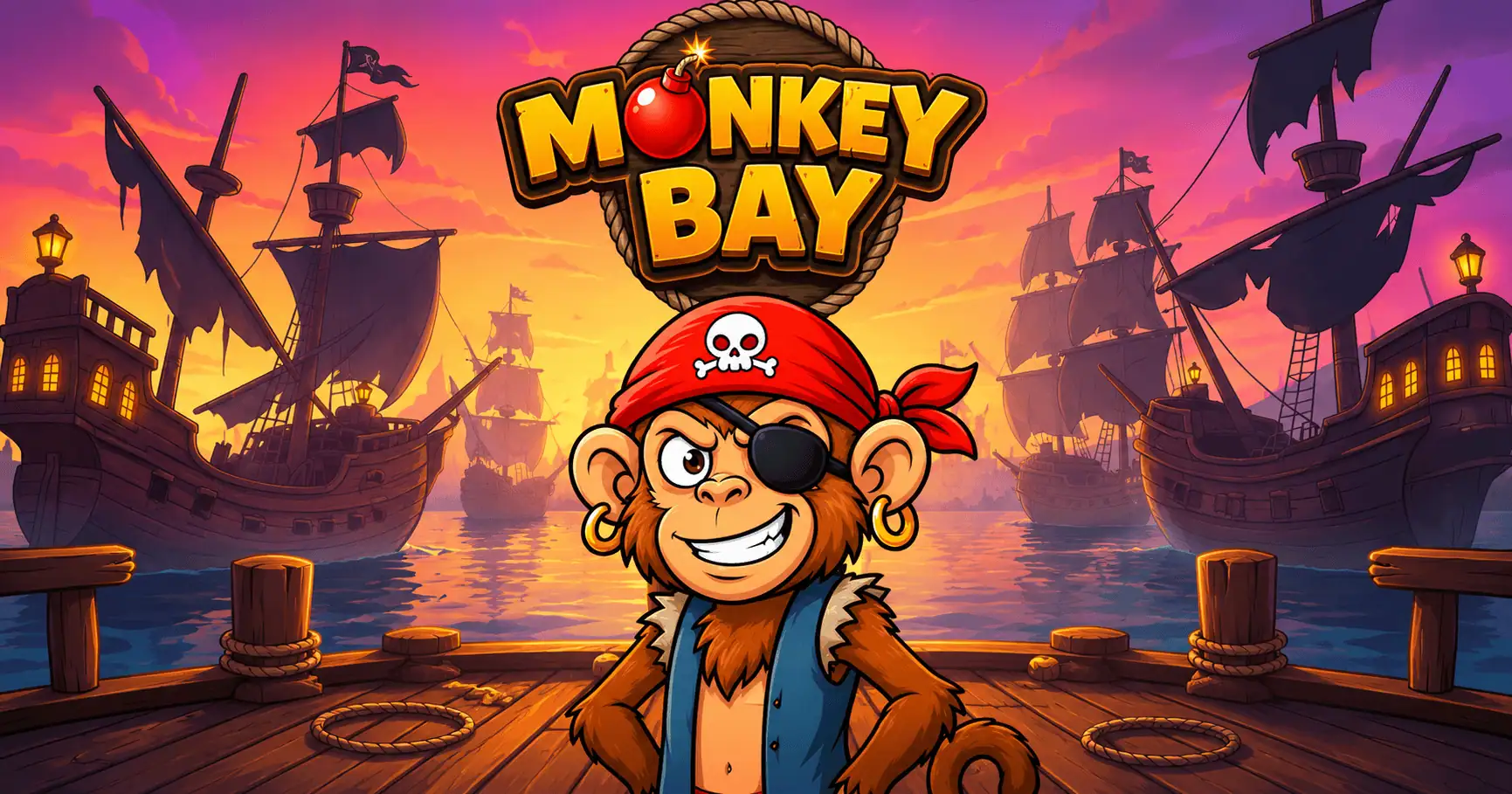 Monkey Bay Slot by Titan Gaming Free Play slot cover image