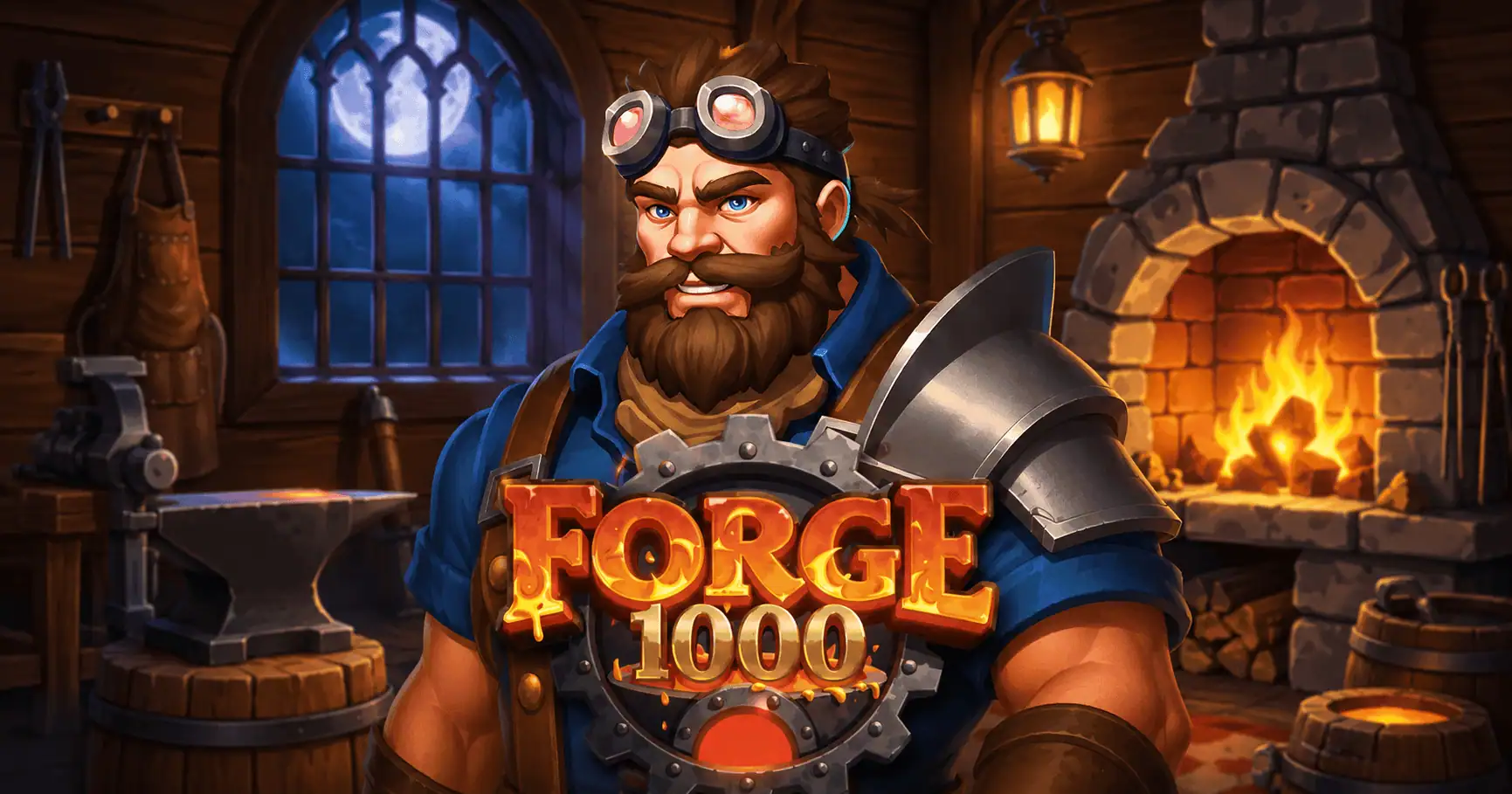 Forge 1000 Slot by Uppercut Gaming Free Play slot cover image