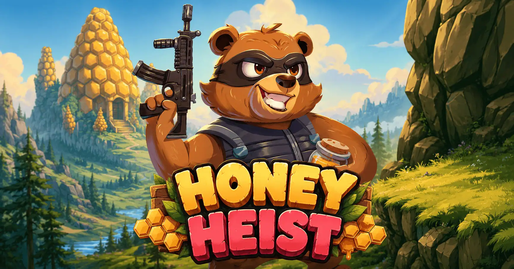 Honey Heist Slot Demo by Warhead Games slot cover image