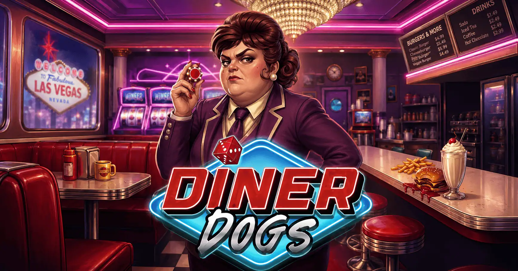 Diner Dogs Slot Demo by Wicked Games slot cover image