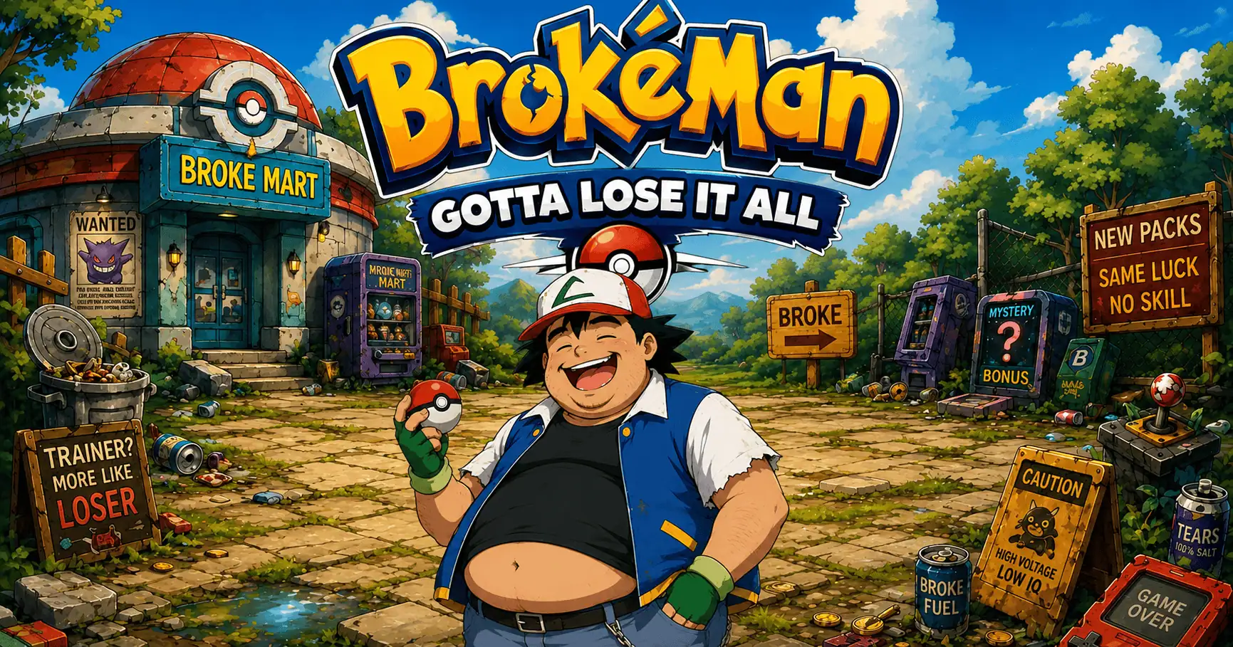 Brokeman Slot by Widehole Studios Demo slot cover image