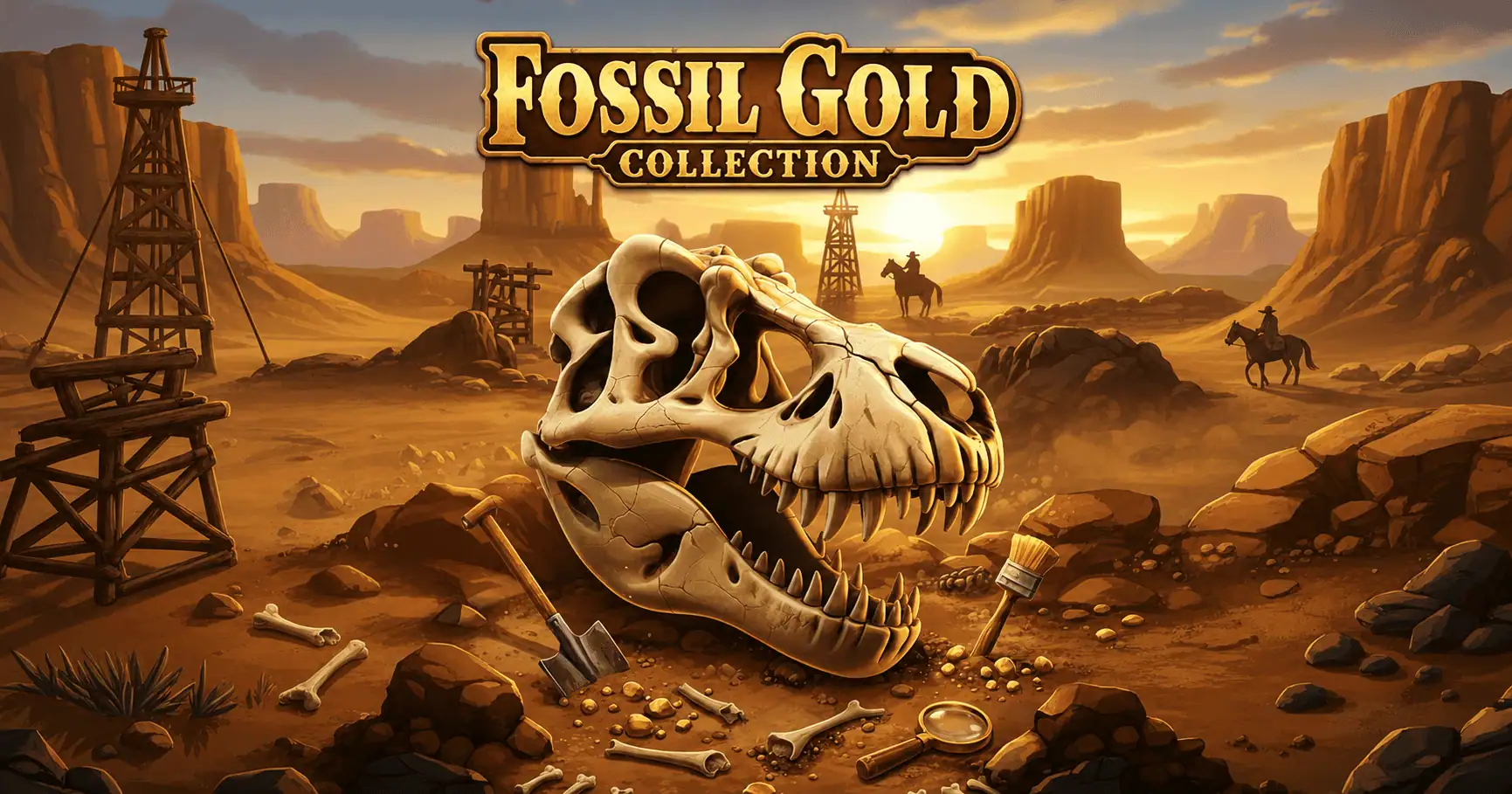 Fossil Gold Collection Slot Demo by Wild Moose Gaming slot cover image