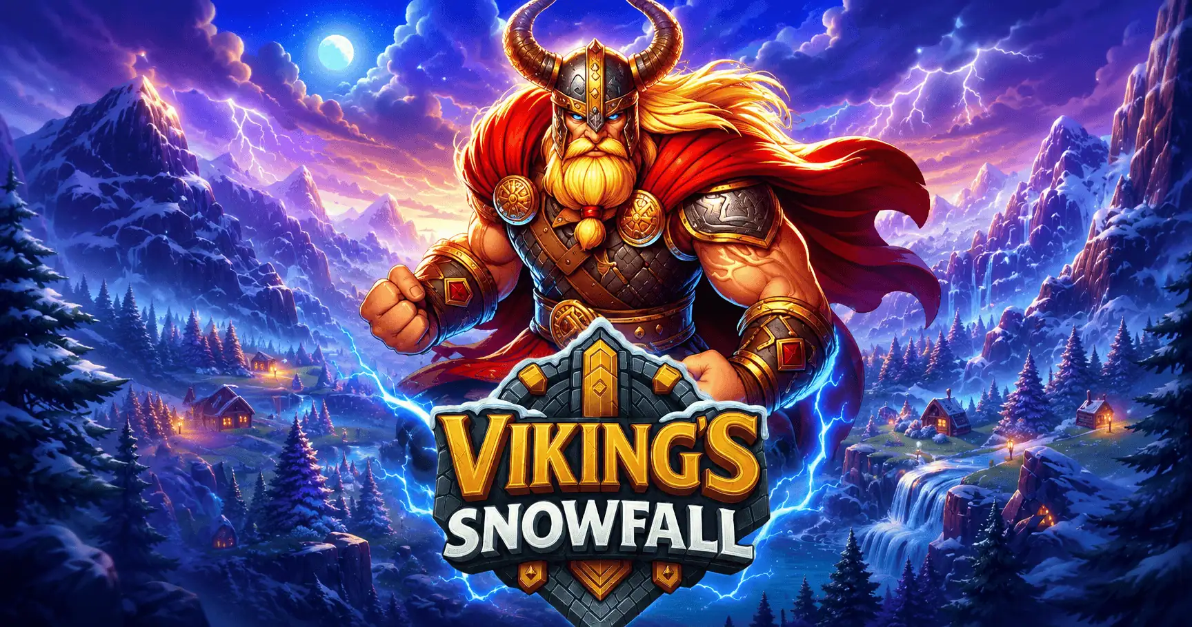 Vikings Snowfall Slot Demo by Yerba Mate Studios slot cover image