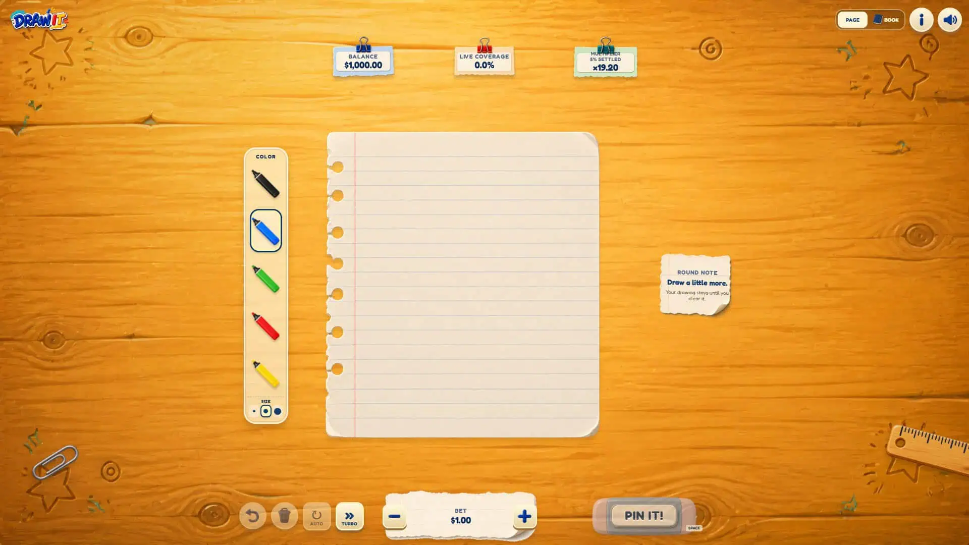 Draw it slot gameplay reels