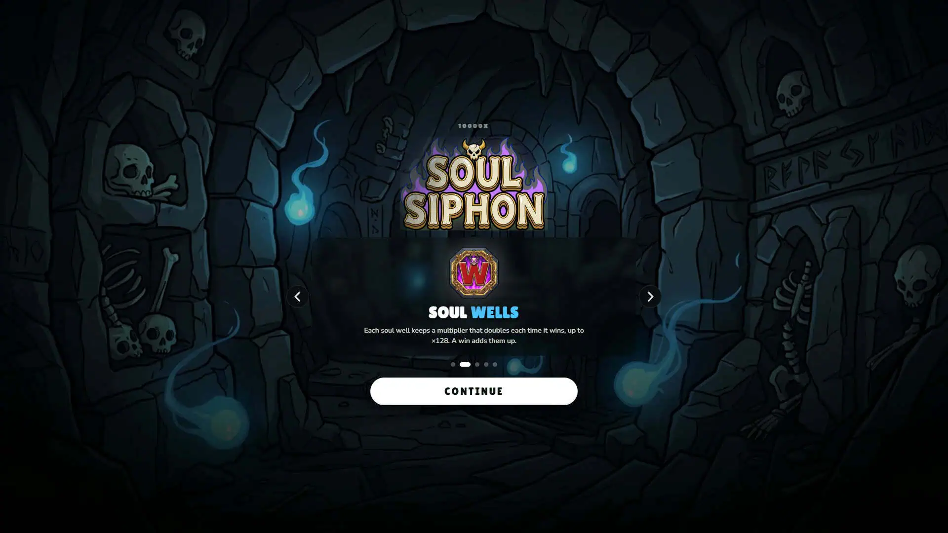 Soul Siphon slot intro screen