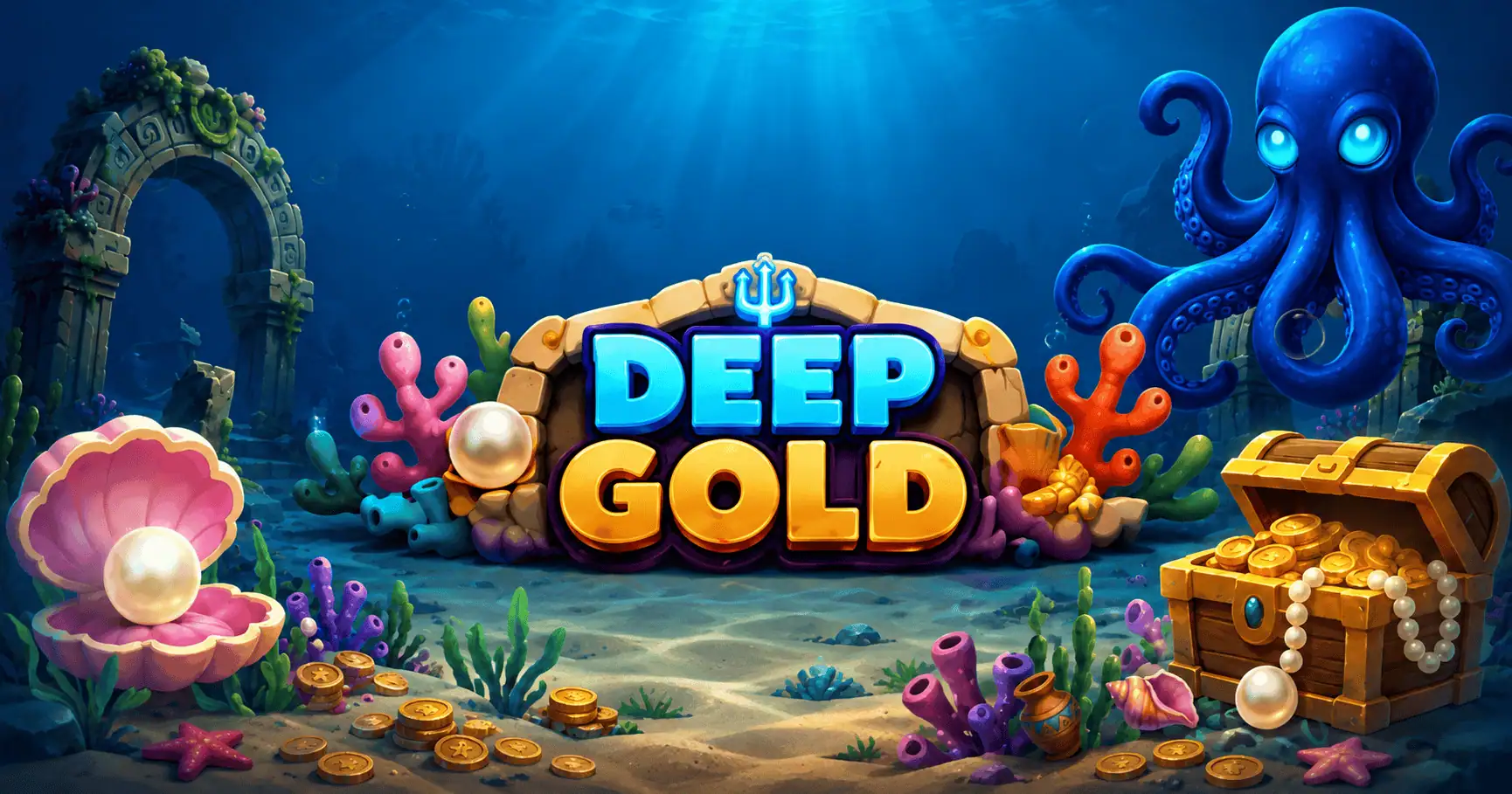 Deep Gold Slot Demo by 3cups slot cover image