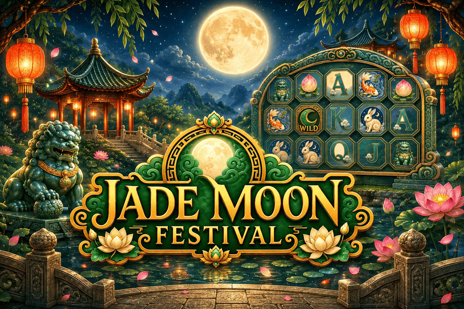 Jade Moon Slot Demo by 404 Gaming slot cover image