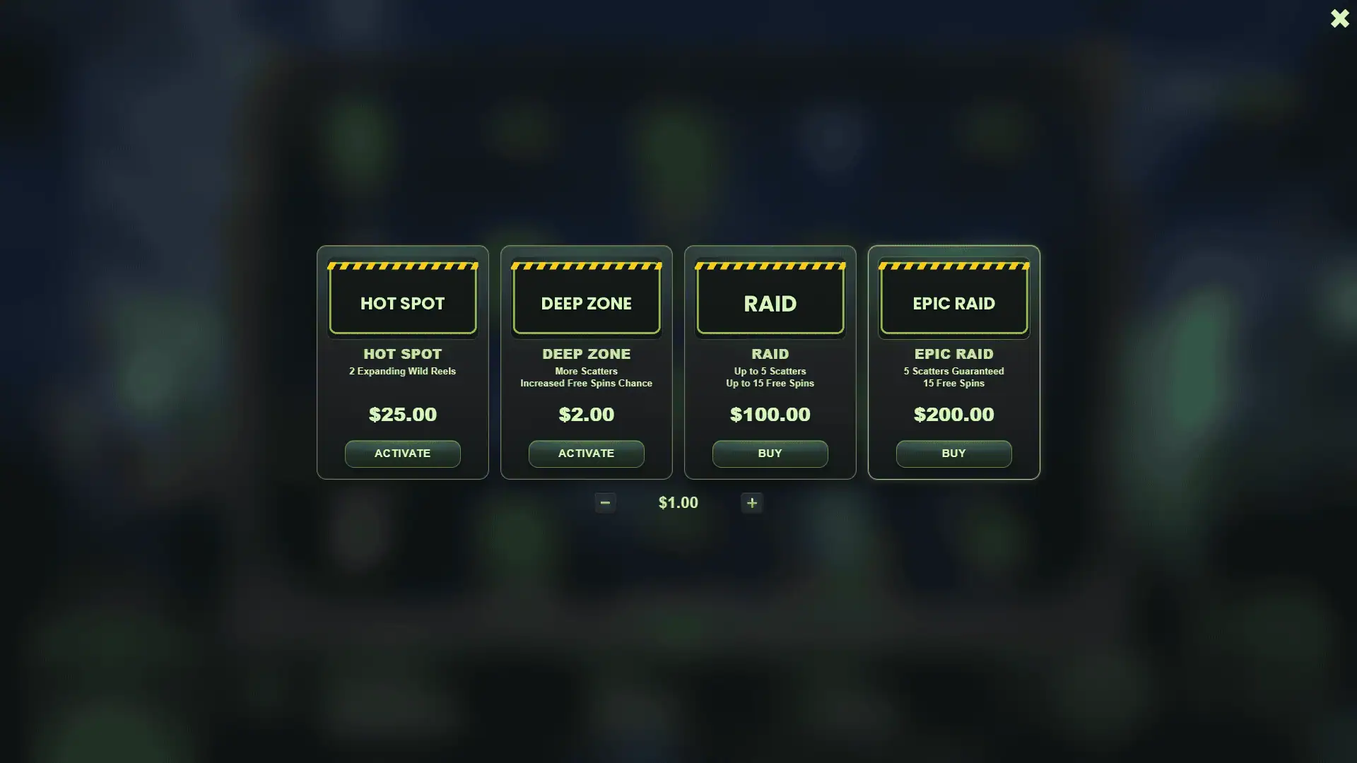 4ornobl bonus buy menu