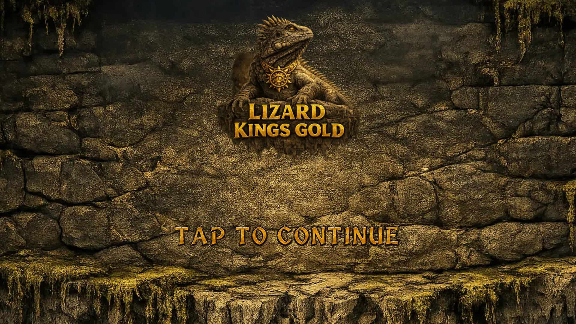 Lizard Kings Gold slot intro screen