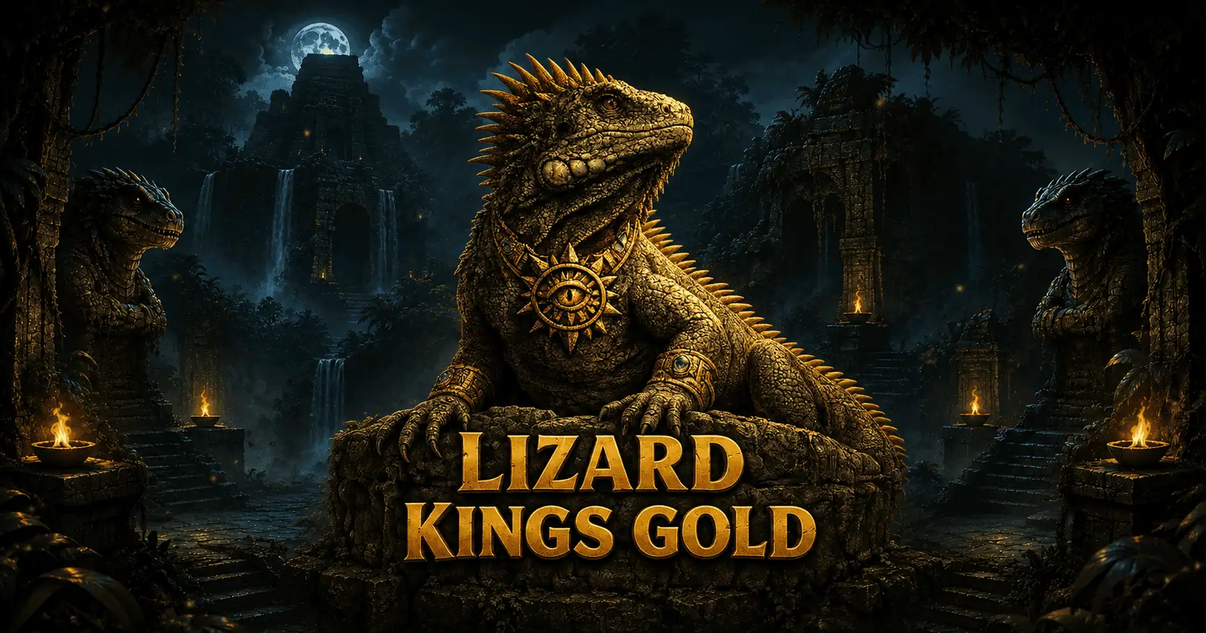 Lizard Kings Gold Slot Demo by Ak Games slot cover image