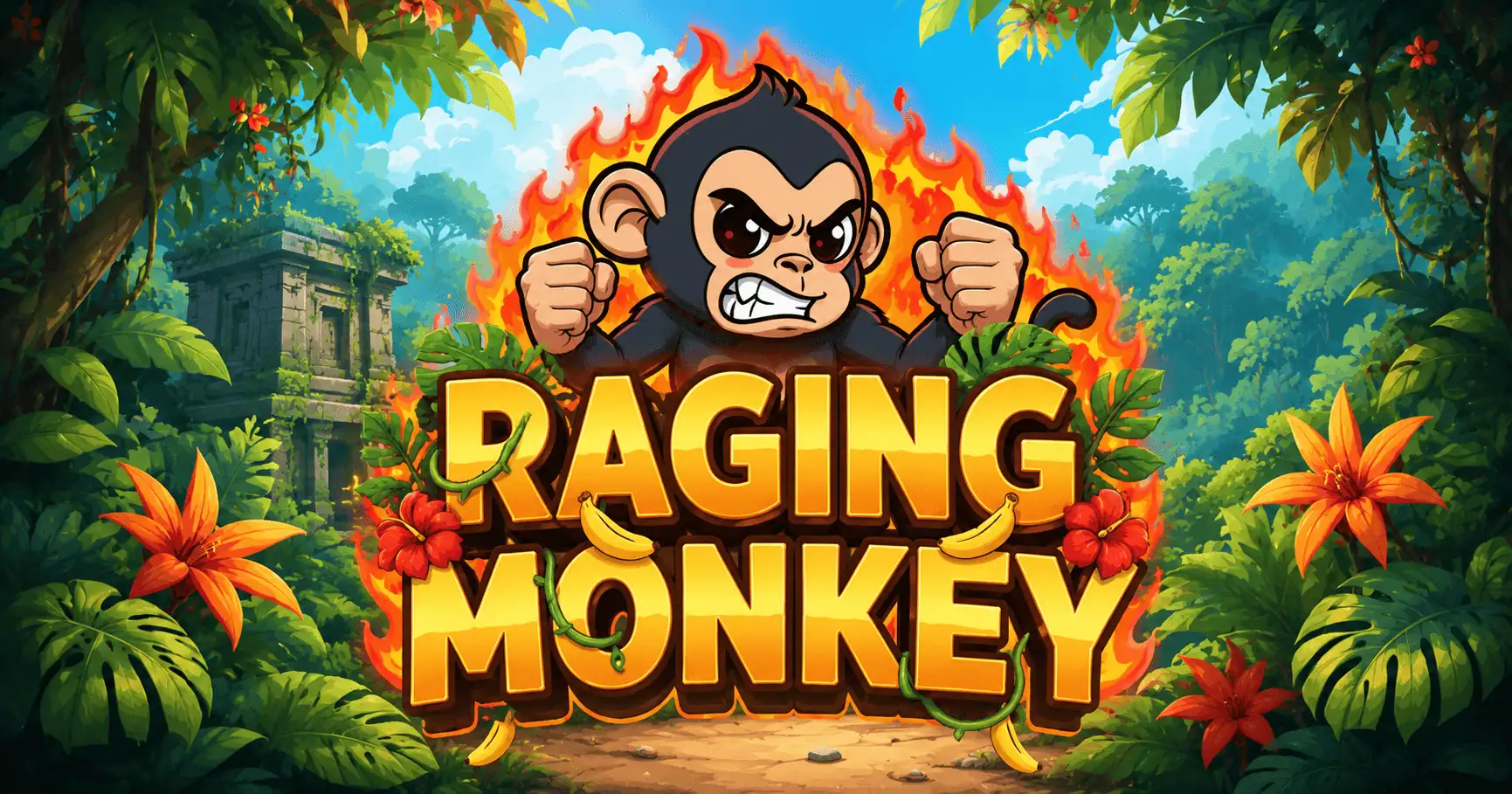Raging Monkey Slot Demo by Amjm Studio slot cover image