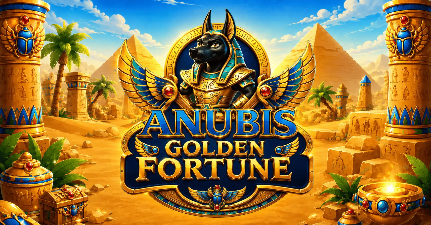 Anubis Golden Fortune Slot Demo by Ant Gaming slot cover image