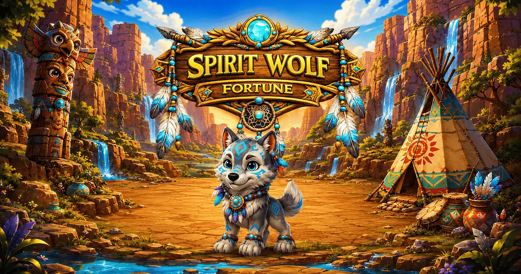 Spirit Wolf Fortune Slot Demo by Ant Gaming slot cover image