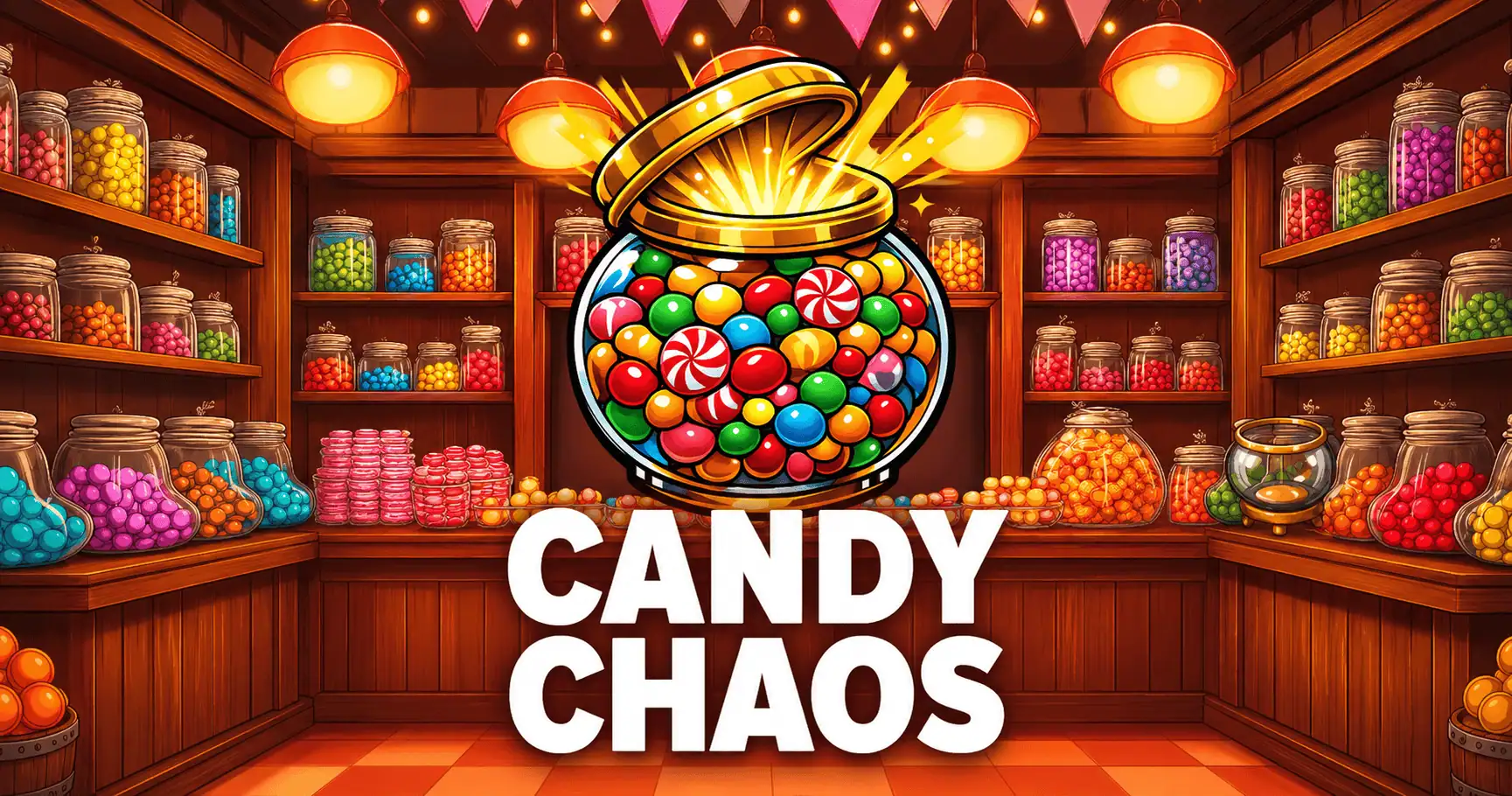 Candy Chaos Slot Demo by Anvilreel Studio slot cover image