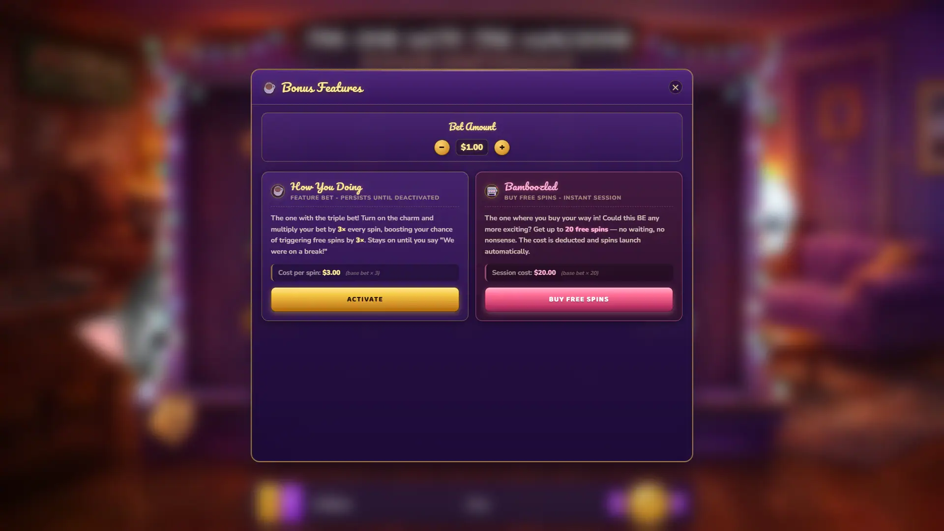 Friends and Treasure slot gameplay reels