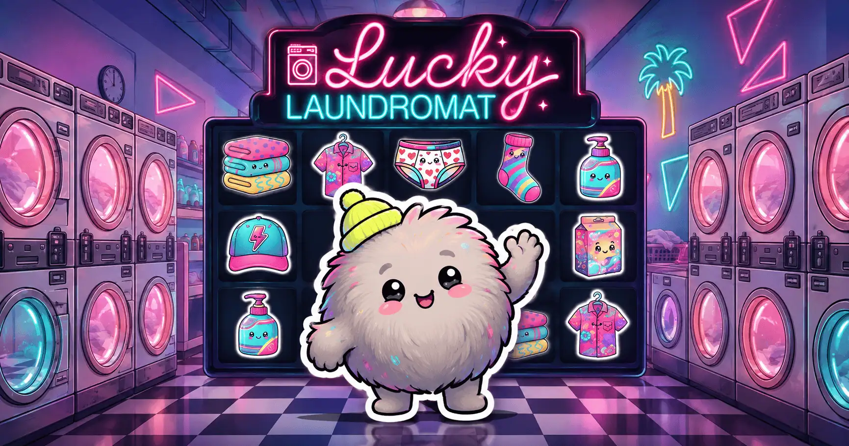 Lucky Laundromat Slot Demo by Appently Gaming slot cover image