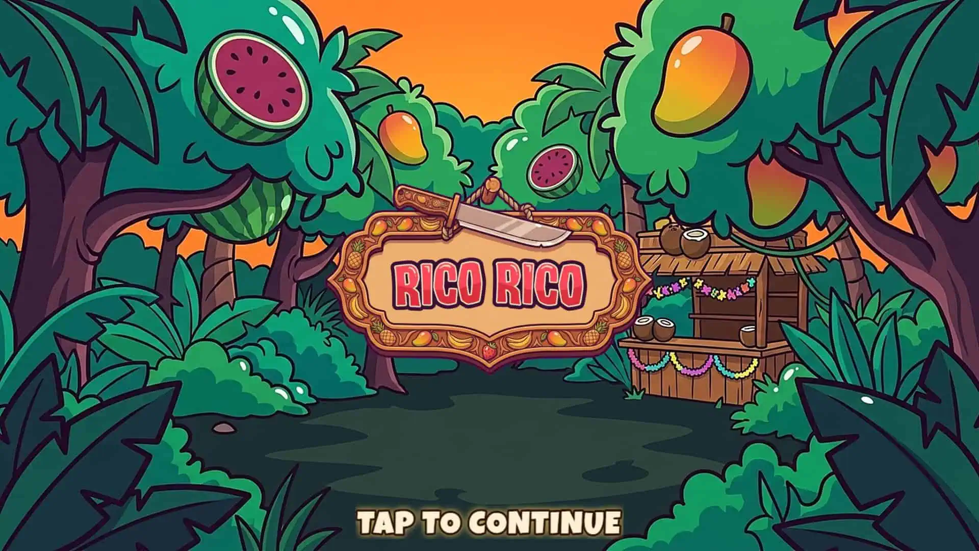 RicoRico slot intro screen