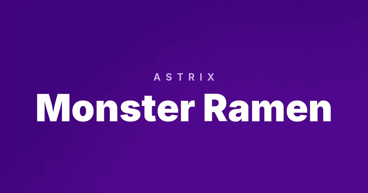 Monster Ramen slot cover image
