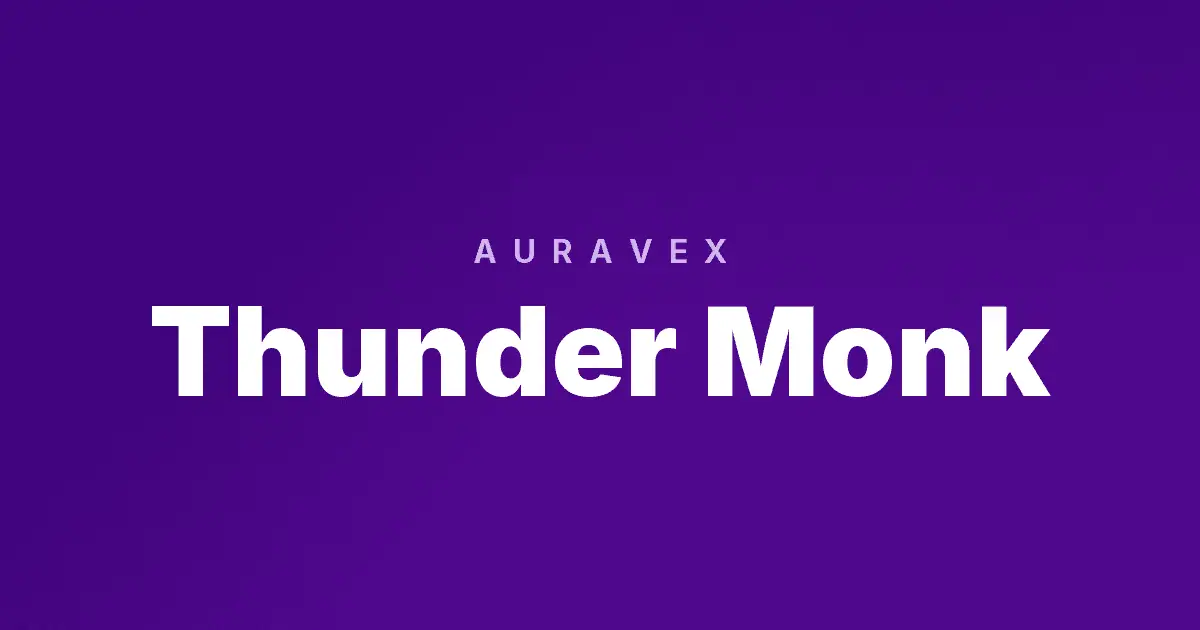 Thunder Monk slot cover image