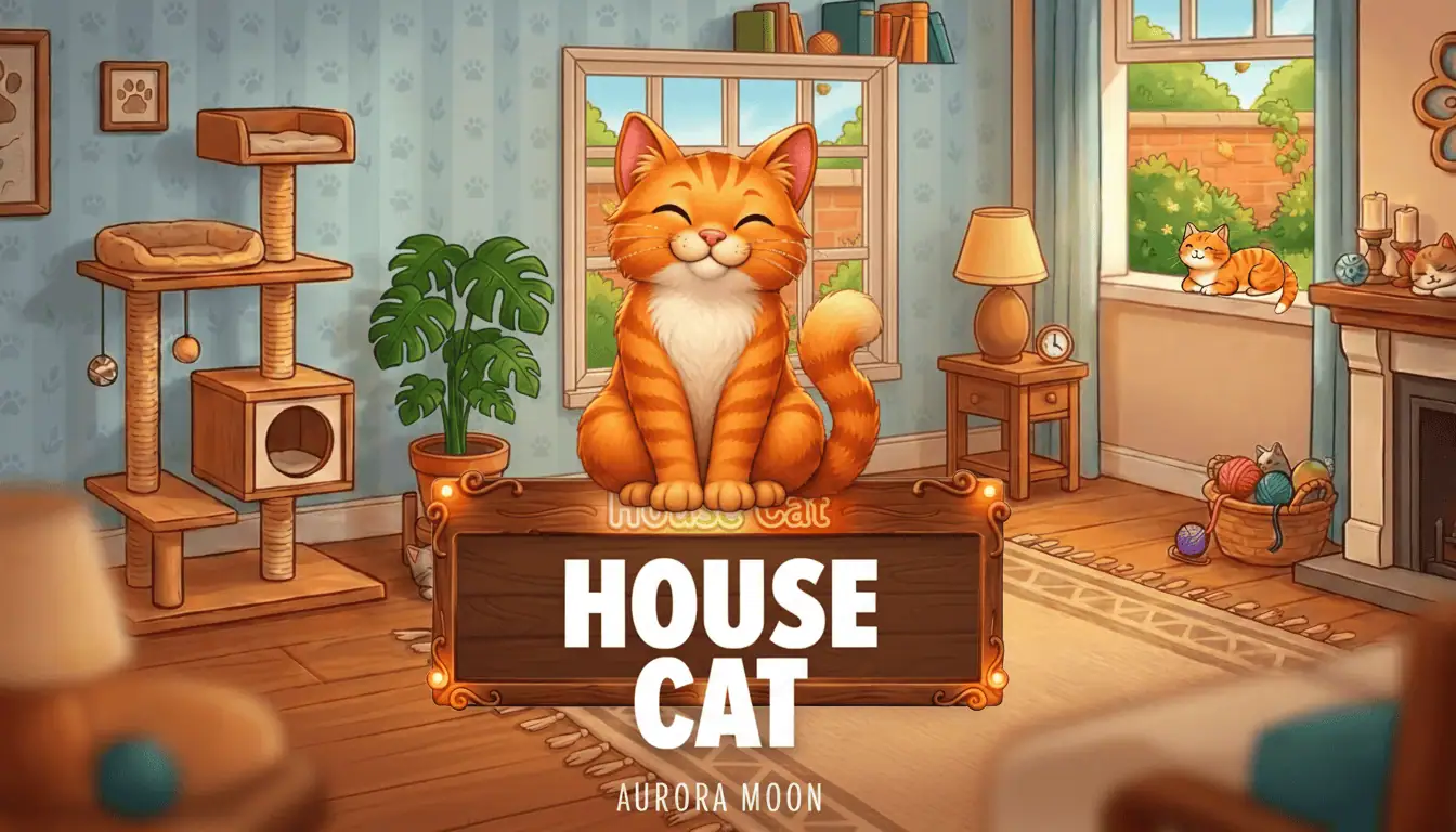 House Cat Slot Demo by Aurora Moon slot cover image