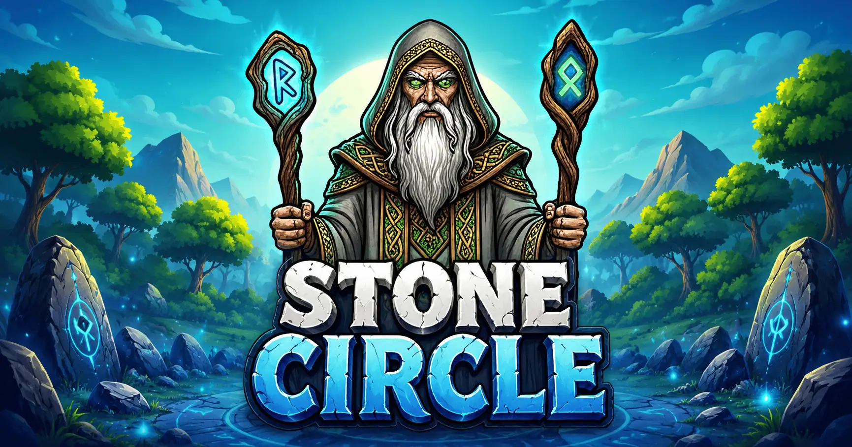 Stone Circle Slot Demo by AxisFrame Gaming slot cover image